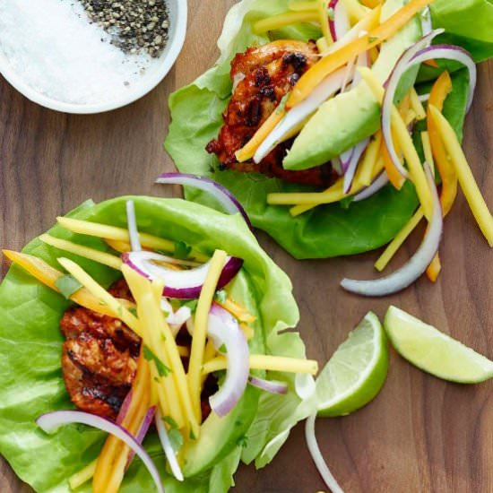 Chipotle Chicken Lettuce Wraps