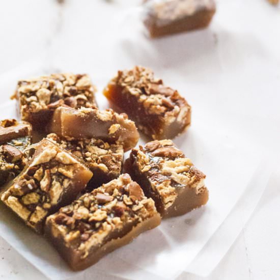 Beer & Pretzel Caramels