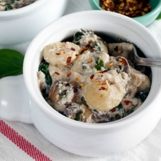Baked Gnocchi with Spinach