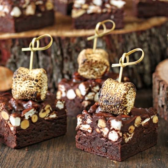 Campfire Rocky Road Brownies