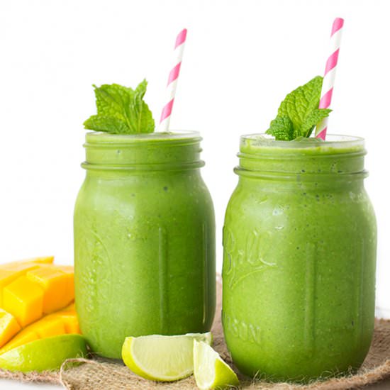 Mango Mint Green Smoothie