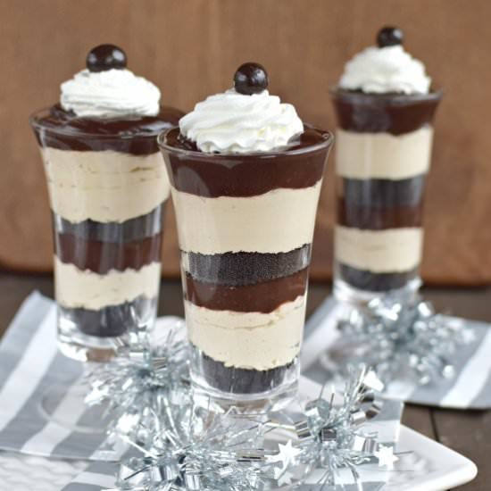 Mocha Fudge Pudding Parfaits