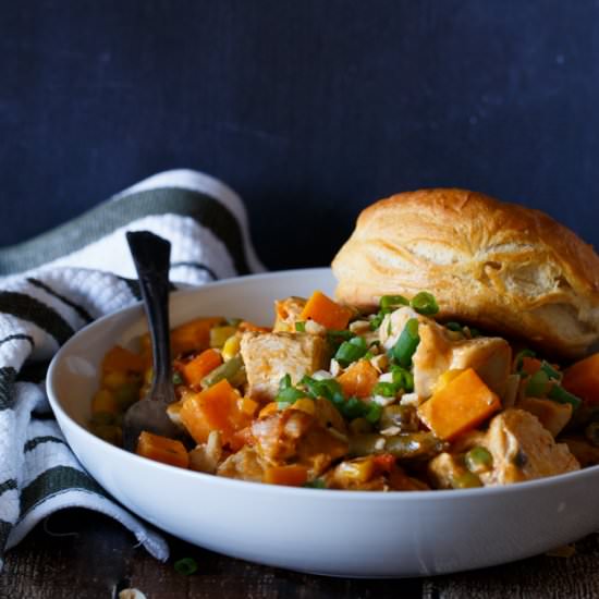 Thai Chicken Pot Pie