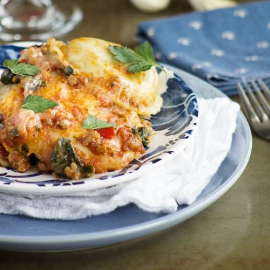 Easy Ravioli Lasagna