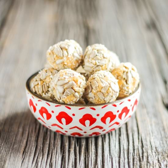 No Bake Honey Butter Protein Bites