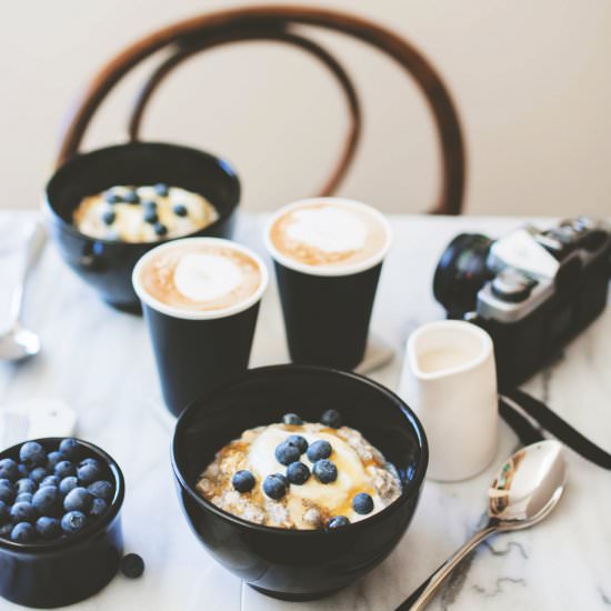 Black Chia, Oat & Almond Bircher
