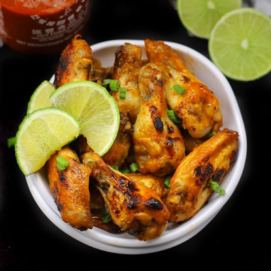 Sriracha Lime Chicken Wings