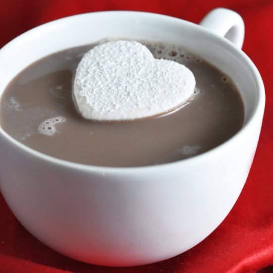 Homemade Heart Marshmallows
