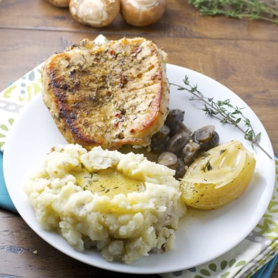 One Pan Pork Chops