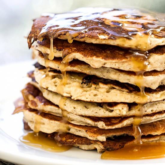 Pancakes with a Maple Butter Glaze