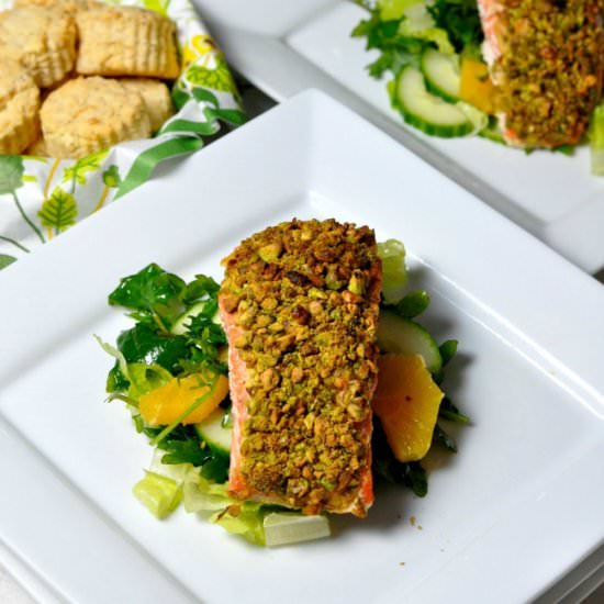 Pistachio-Crusted Salmon