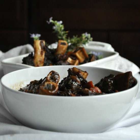 Red Wine Braised Short Ribs