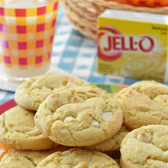 Lemon Cheesecake Pudding Cookies
