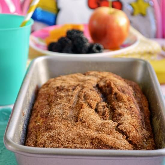Cinnamon Maple Applesauce Bread