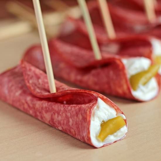 Easy Salami Roll Ups