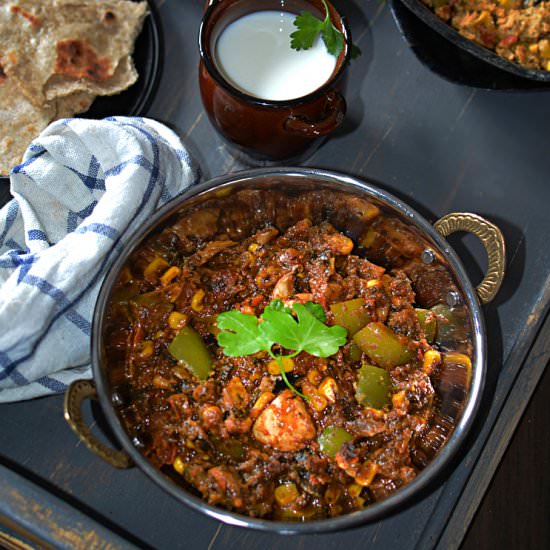 Mushroom Pepper Corn Masala
