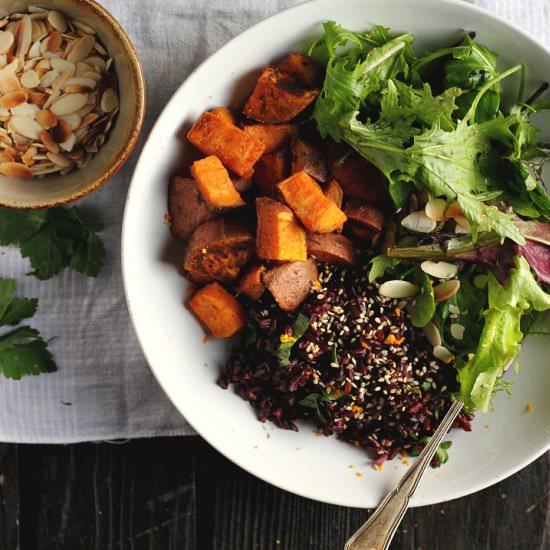 Spicy Roasted Sweet Potatoes