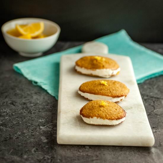 Paleo Lemon Cream Sandwich Cookies
