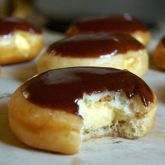 Boston Cream Pie Donuts