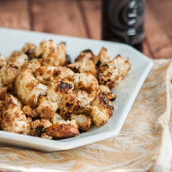 Balsamic Garlic Roasted Cauliflower