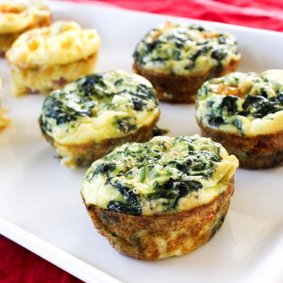 Mini Crustless Quiche