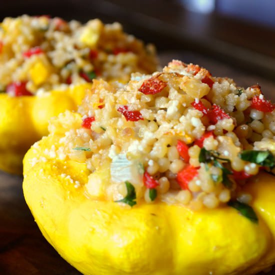 Stuffed Pattypan Squash