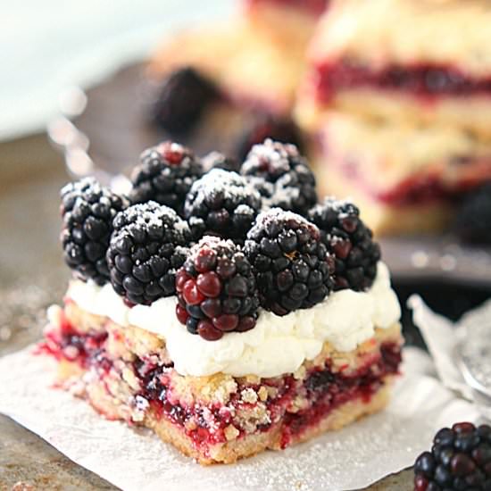 Blackberry Pie Bars