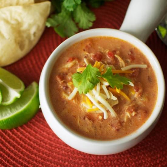 Crock Pot Chicken Tortilla Soup