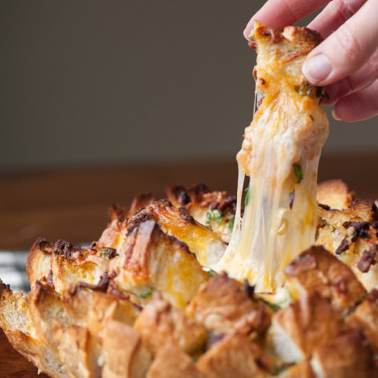 Cheesy Chipotle Pull Apart Bread