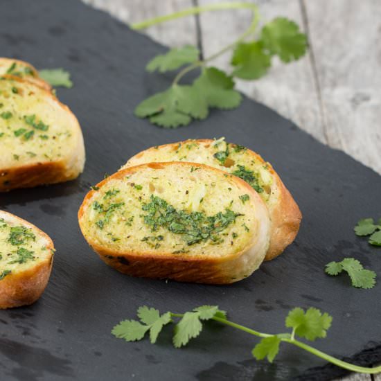 Cilantro Garlic Bread