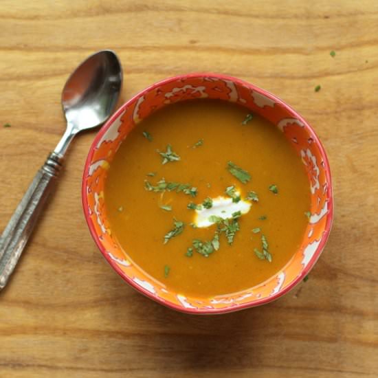 Indian Spiced Butternut Soup