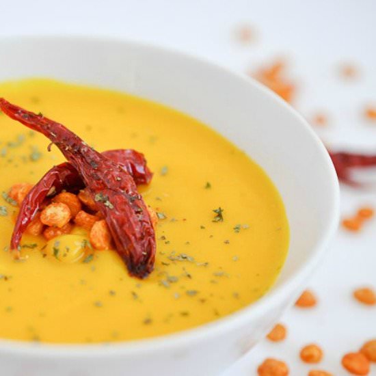 Maple Roasted Squash Blender Soup