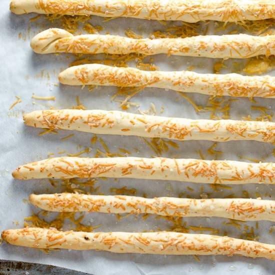 Parmesan and Black Pepper Grissini