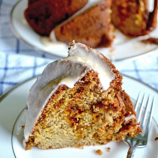 Cinnamon Chip Banana Bundt