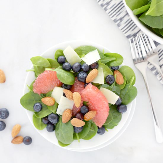 Almond Blueberry & Grapefruit Salad