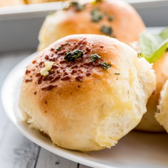 Garlic Herb Dinner Rolls