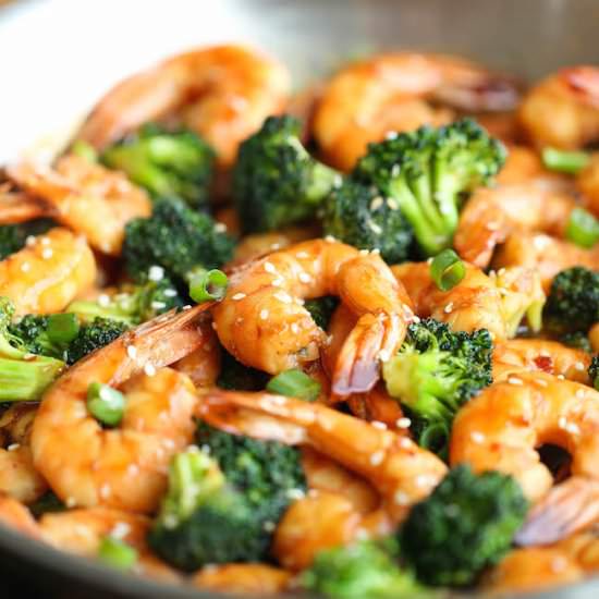 Easy Shrimp and Broccoli Stir Fry