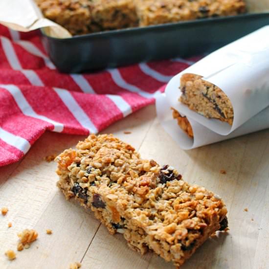 Peanut Butter Granola Bars
