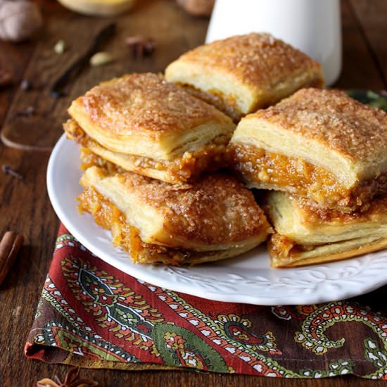 Puff Pastry Pumpkin Pie