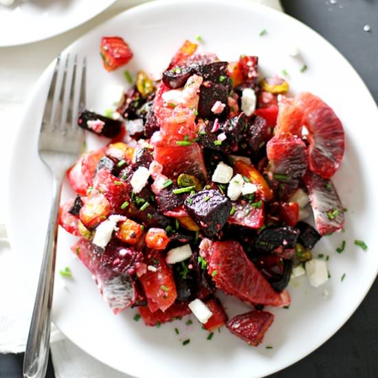 Roasted Beet and Orange Salad