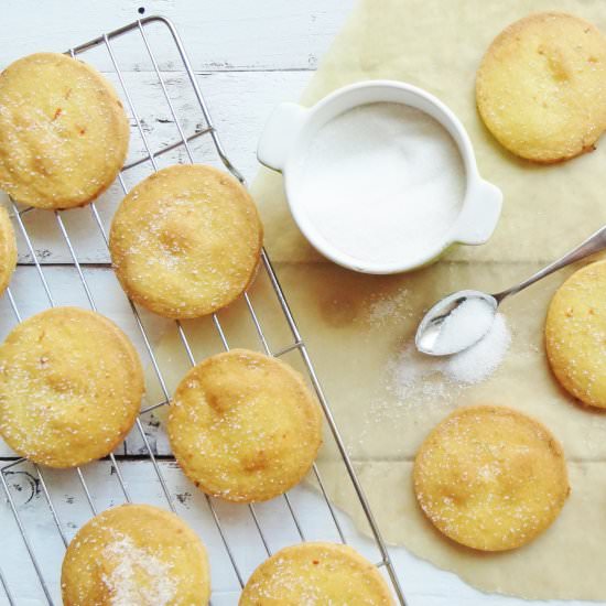 Orange Cornmeal Cookies