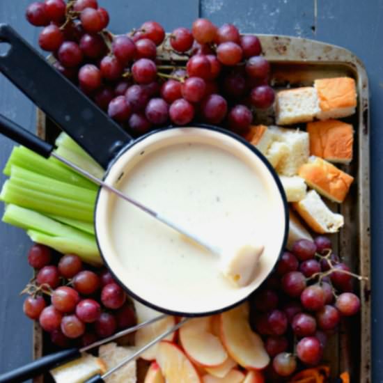 3-Cheese Truffle Oil Fondue