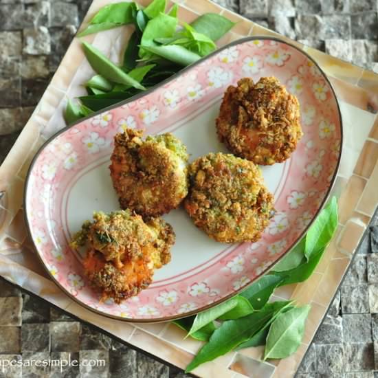 Crispy Curry Leaf Shrimp Appetizer