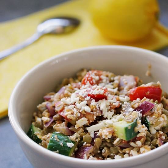 Warm Lentil Salad