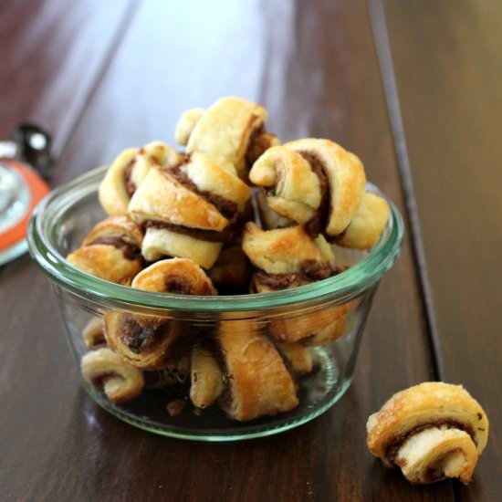 Nutella Mint Rugelach