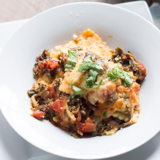 Spinach & Ravioli Lasagna