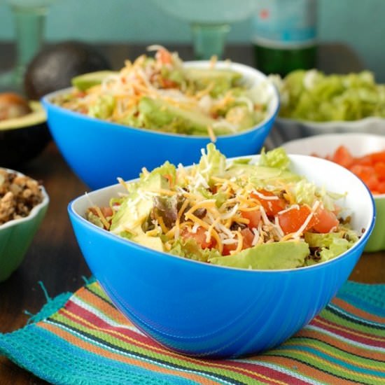 Turkey Black Bean Burrito Bowls