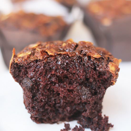 Chocolate Coconut Streusel Muffins