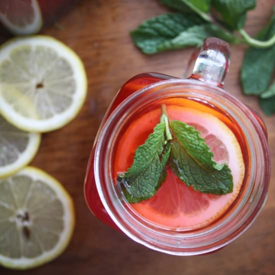 Blackberry, Lemon, Mint Water