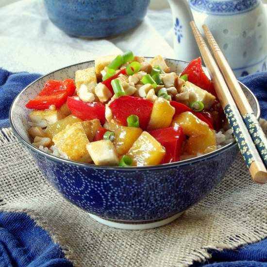 Pineapple Sweet and Sour Tofu